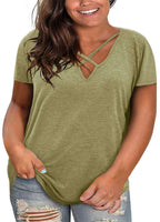 Vixen V-Neck Tunic - Women's T Shirts by Handbags Specialist Headquarter | Available at Handbags Specialist Headquarter