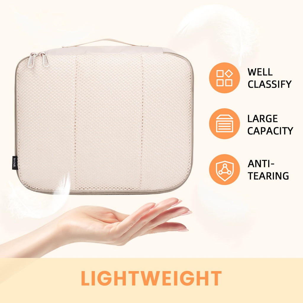 TravelMate 8-Piece Packing Cubes - Luggage Travel Bags by Handbags Specialist Headquarter | Available at Handbags Specialist Headquarter