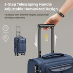 SHOWKOO Armygreen 3-Piece Expandable Luggage Set - Luggage Travel Bags by Handbags Specialist Headquarter | Available at Handbags Specialist Headquarter