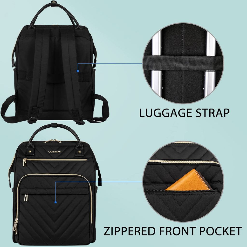 Vankean 17 Laptop Backpack - Backpack Bags by Handbags Specialist Headquarter | Available at Handbags Specialist Headquarter