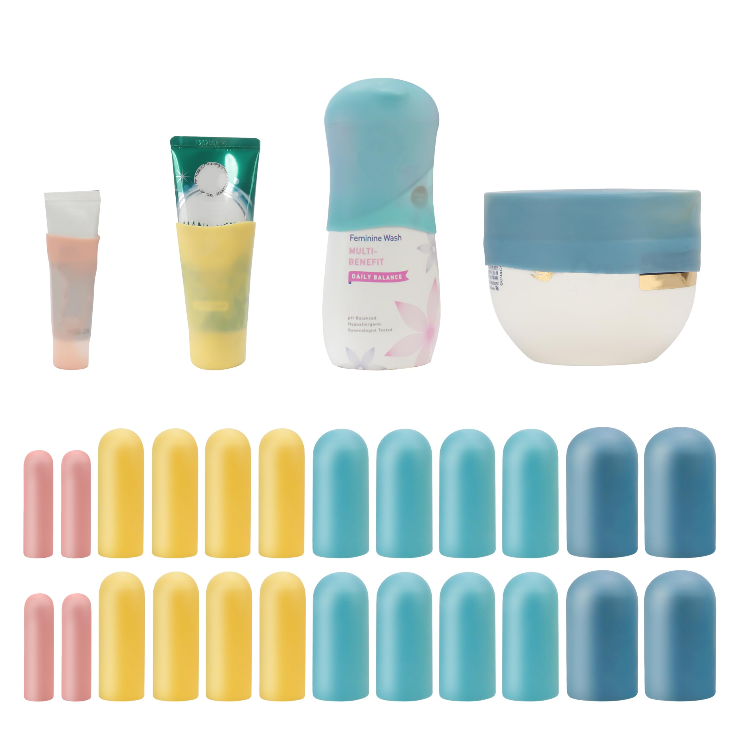 TravelGuard Silicone Bottle Covers: Leak-Proof Essentials -  by Handbags Specialist Headquarter | Available at Handbags Specialist Headquarter