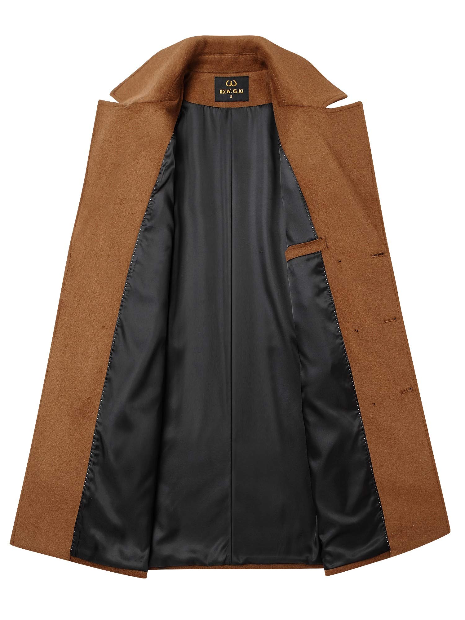 Men's Premium Wool Blend Double Breasted Coat