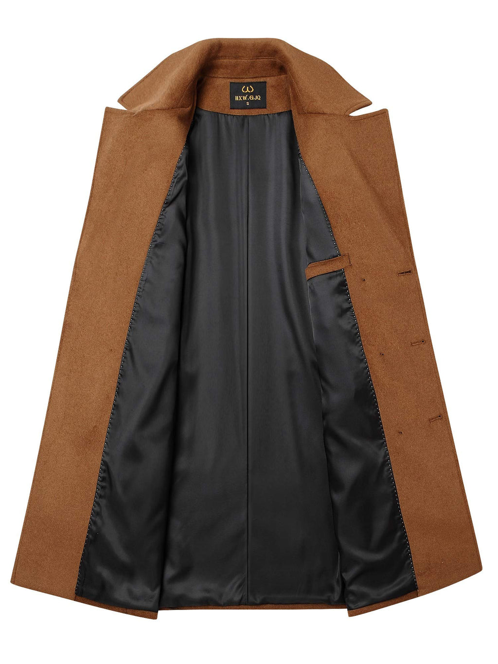 Men's Premium Wool Blend Double Breasted Coat