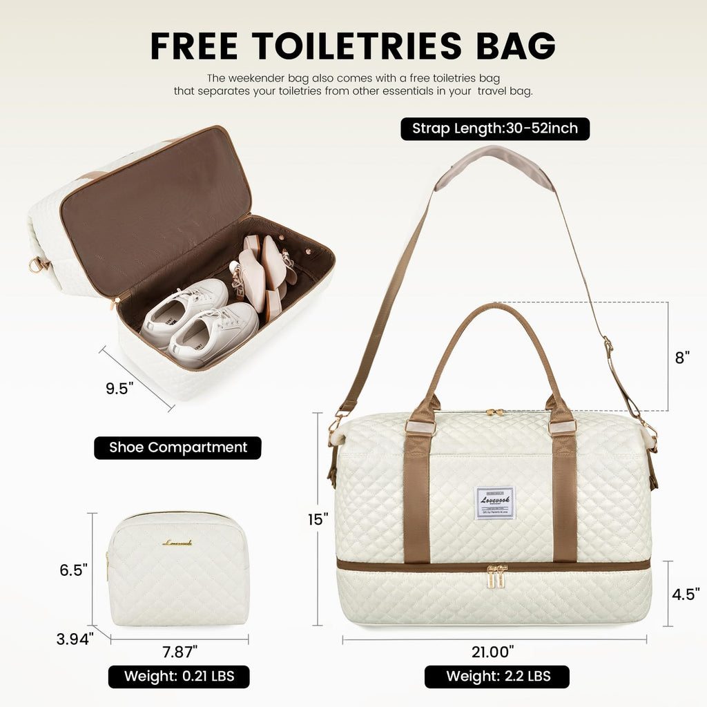 LOVEVOOK All-in-One Duffle: Travel & Gym Ready - Luggage Travel Bags by Handbags Specialist Headquarter | Available at Handbags Specialist Headquarter