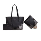 Leopard Luxe: Montana West 3pc Tote & Satchel Set