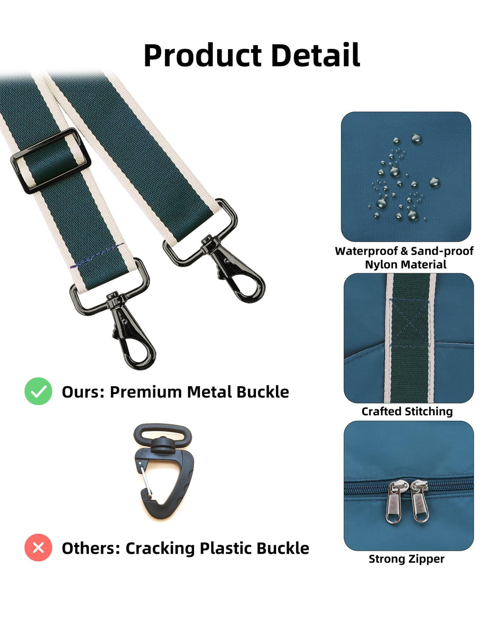 WALNEW Foldable Waterproof Travel Duffel Bag - Luggage Travel Bags by Handbags Specialist Headquarter | Available at Handbags Specialist Headquarter