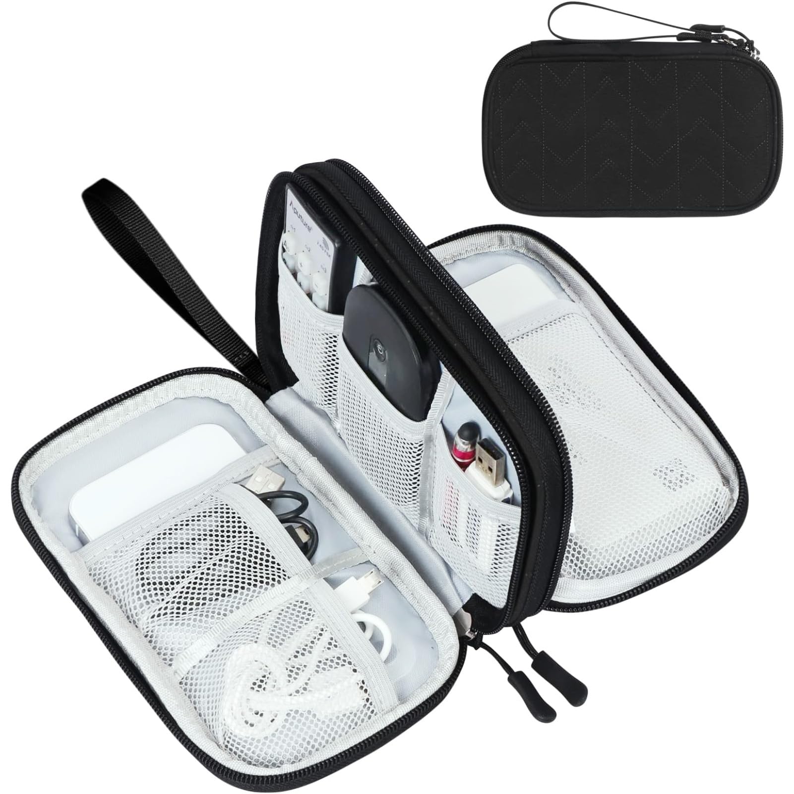 FYY All-in-One Travel Cable Organizer Pouch -  by Handbags Specialist Headquarter | Available at Handbags Specialist Headquarter