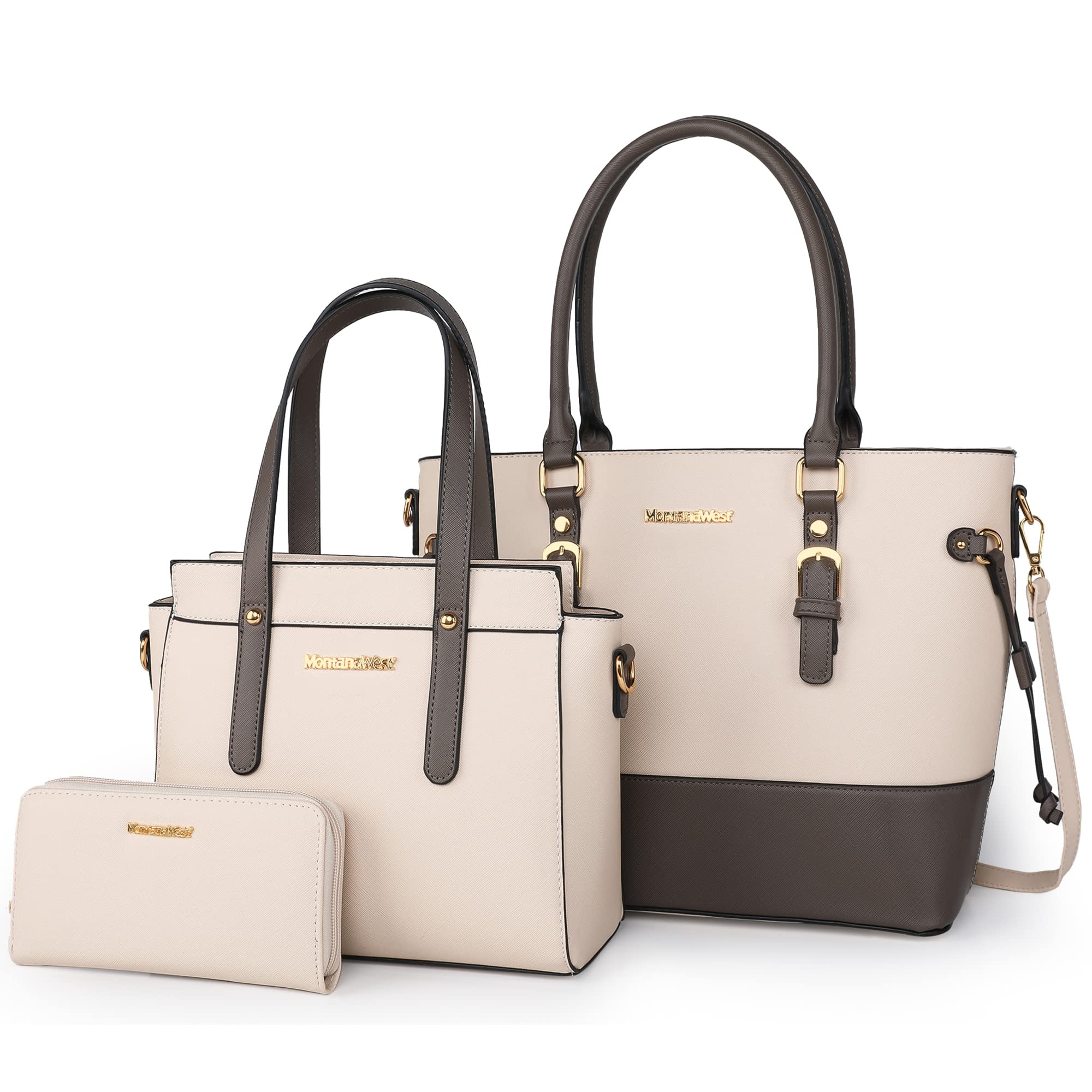 Montana West Luxe Trio: Tote, Wallet & Satchel Set