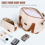 Cosbarn 5-Piece ABS Spinner Luggage Set with TSA Lock