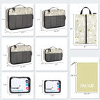 BAGAIL Travel Cubes: 8/9 Set Packing Organizers -  by Handbags Specialist Headquarter | Available at Handbags Specialist Headquarter