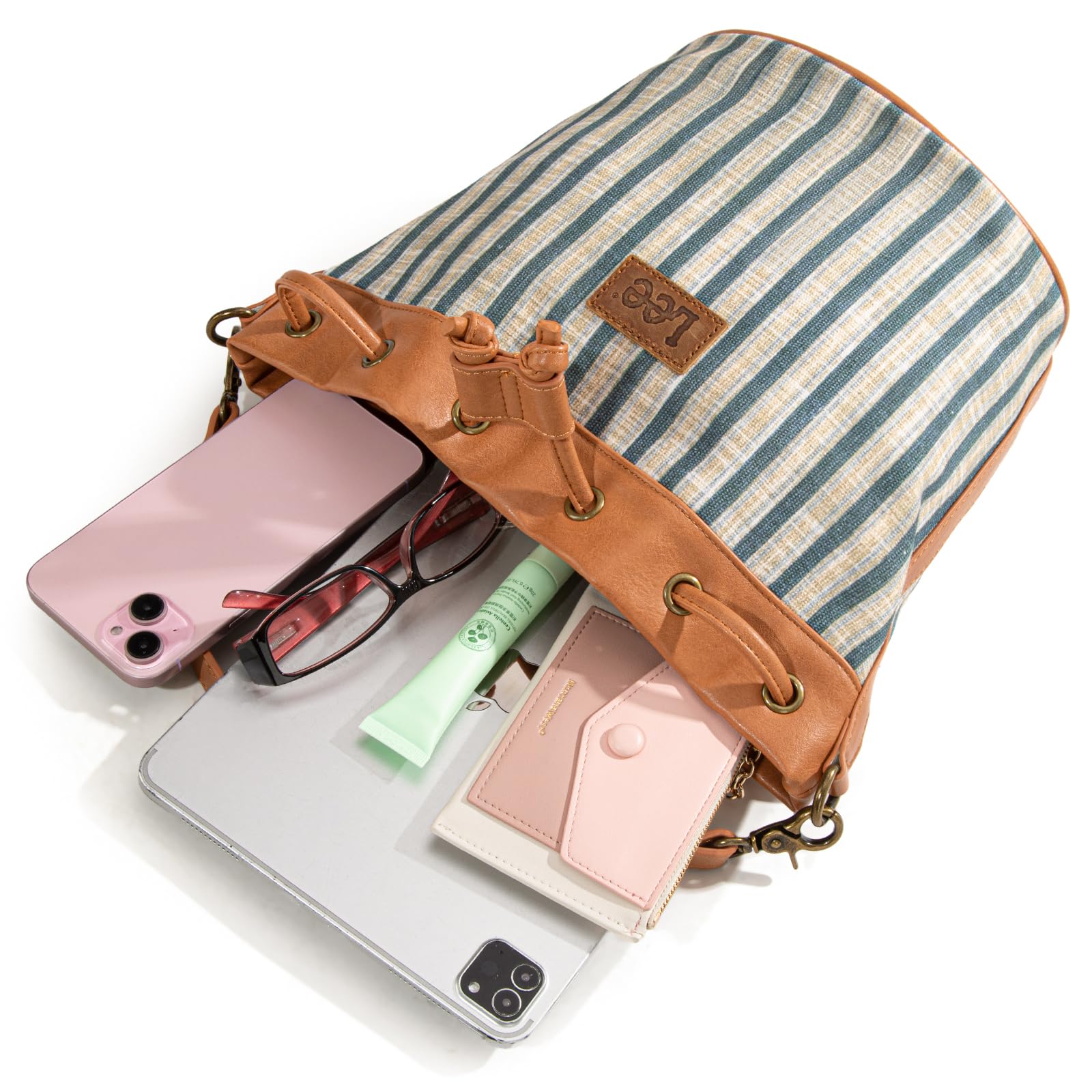 Montana West Lee Drawstring Hobo Bucket Bag -  by Handbags Specialist Headquarter | Available at Handbags Specialist Headquarter