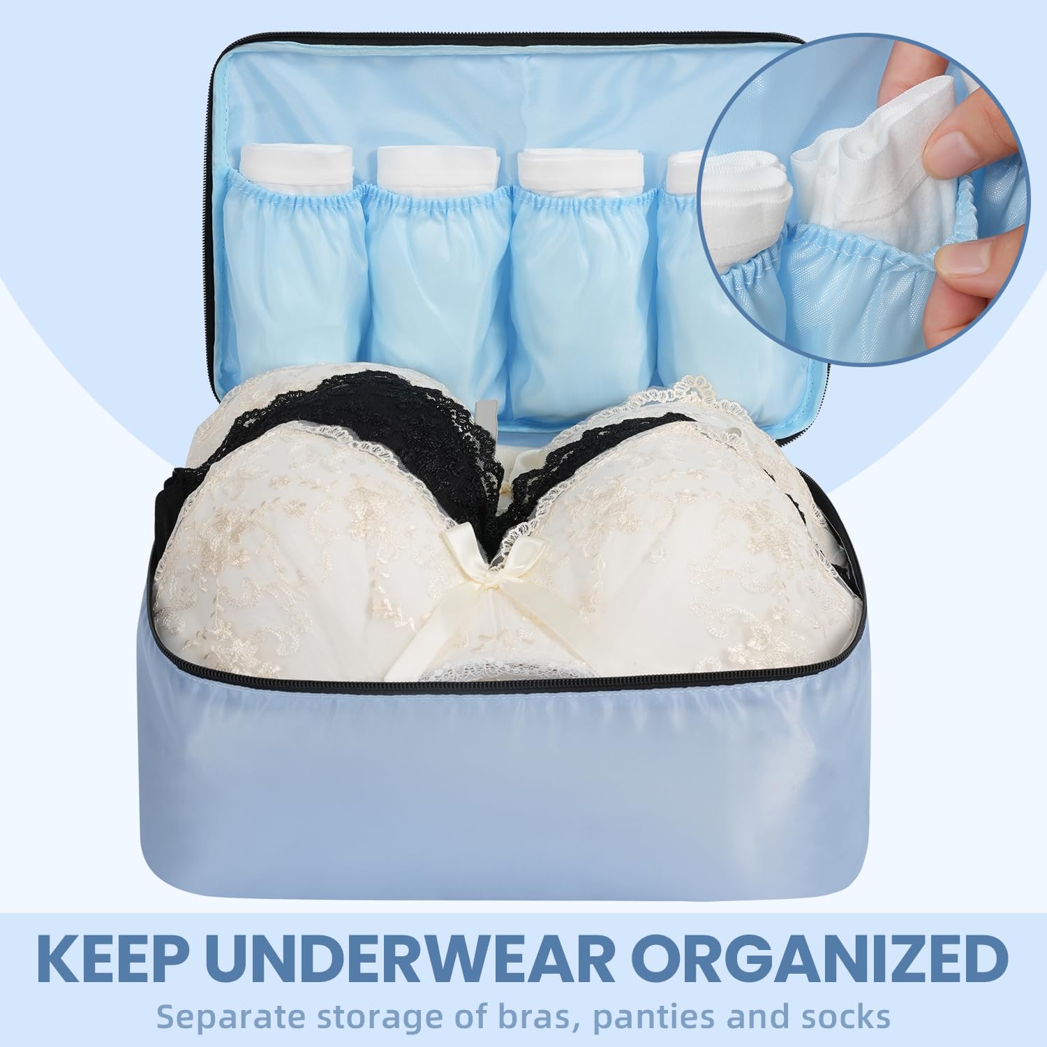 BAGAIL Travel Cubes: 8/9 Set Packing Organizers -  by Handbags Specialist Headquarter | Available at Handbags Specialist Headquarter