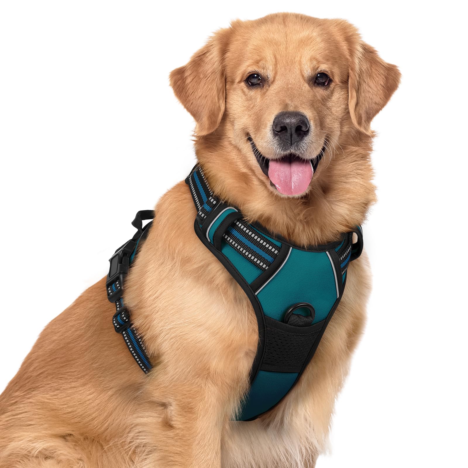 PawGuard No-Pull Reflective Dog Harness - Large Black -  by Handbags Specialist Headquarter | Available at Handbags Specialist Headquarter