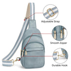 BOSTANTEN Chic Leather Crossbody Sling Bag -  by Handbags Specialist Headquarter | Available at Handbags Specialist Headquarter