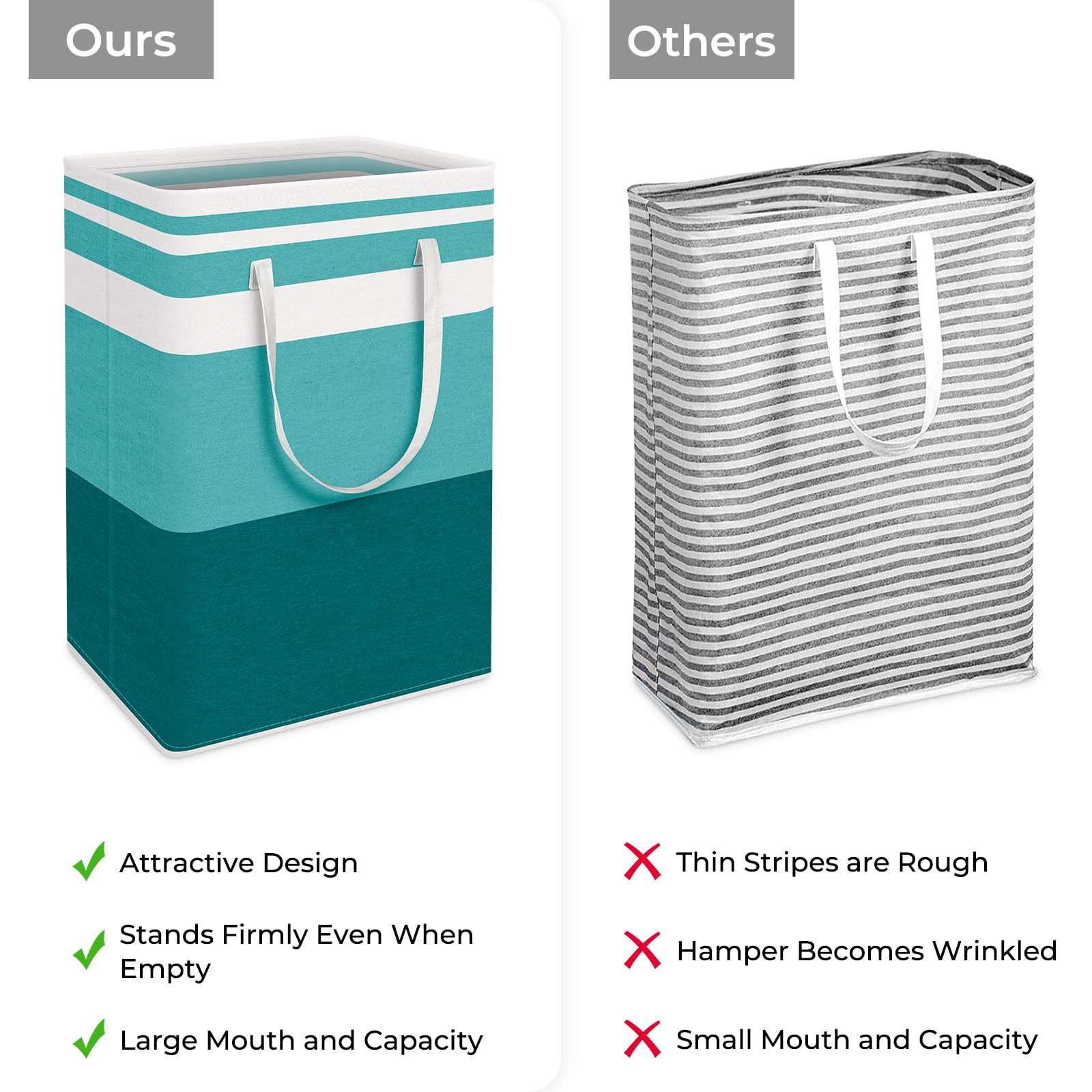 HomeHacks Duo Waterproof Laundry Baskets - Laundry Baskets by Handbags Specialist Headquarter | Available at Handbags Specialist Headquarter