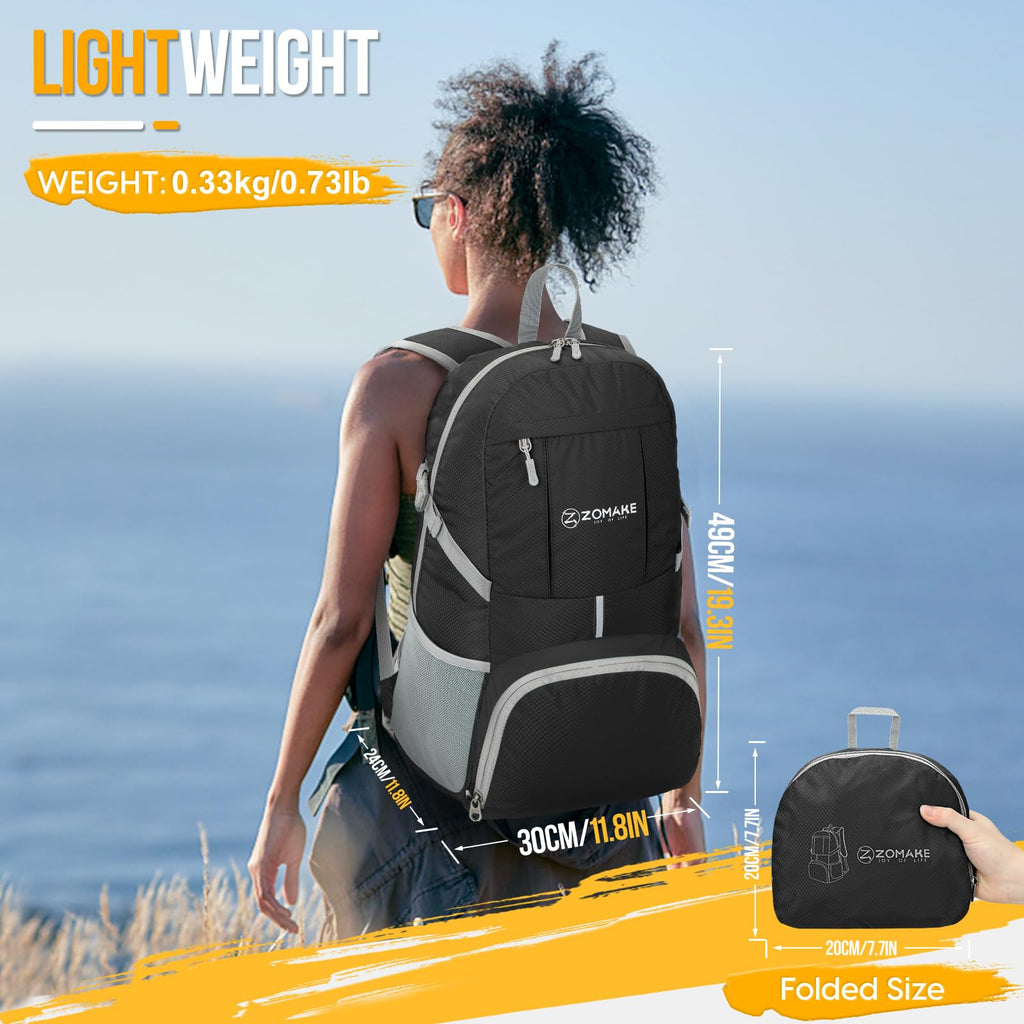 ZOMAKE 35L Compact Waterproof Hiking Backpack - Backpack Bags by Handbags Specialist Headquarter | Available at Handbags Specialist Headquarter