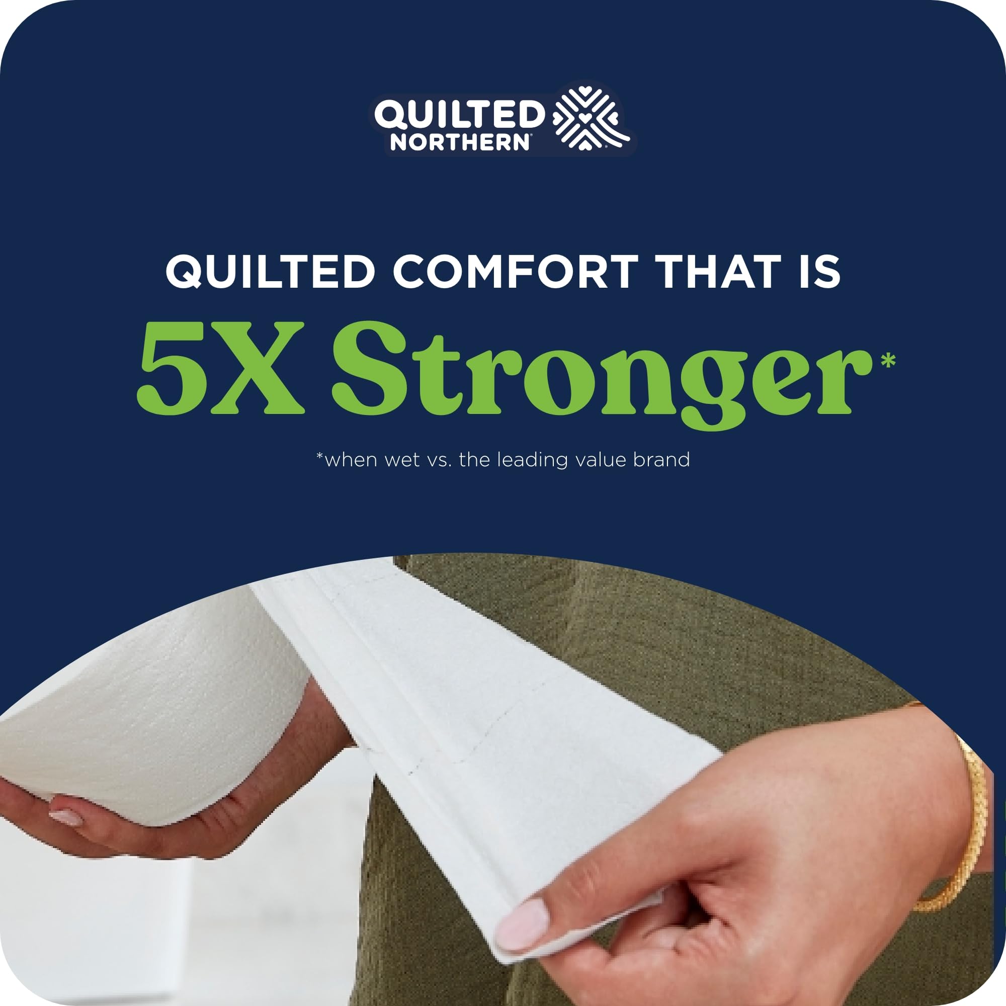 UltraSoft Mega Quilted TP - 18 Mega Rolls, Premium - Toilet Paper by Handbags Specialist Headquarter | Available at Handbags Specialist Headquarter
