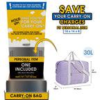 Narwey Air Duffle 22x14x9 - Luggage Travel Bags by Handbags Specialist Headquarter | Available at Handbags Specialist Headquarter