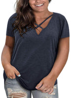 Vixen V-Neck Tunic - Women's T Shirts by Handbags Specialist Headquarter | Available at Handbags Specialist Headquarter
