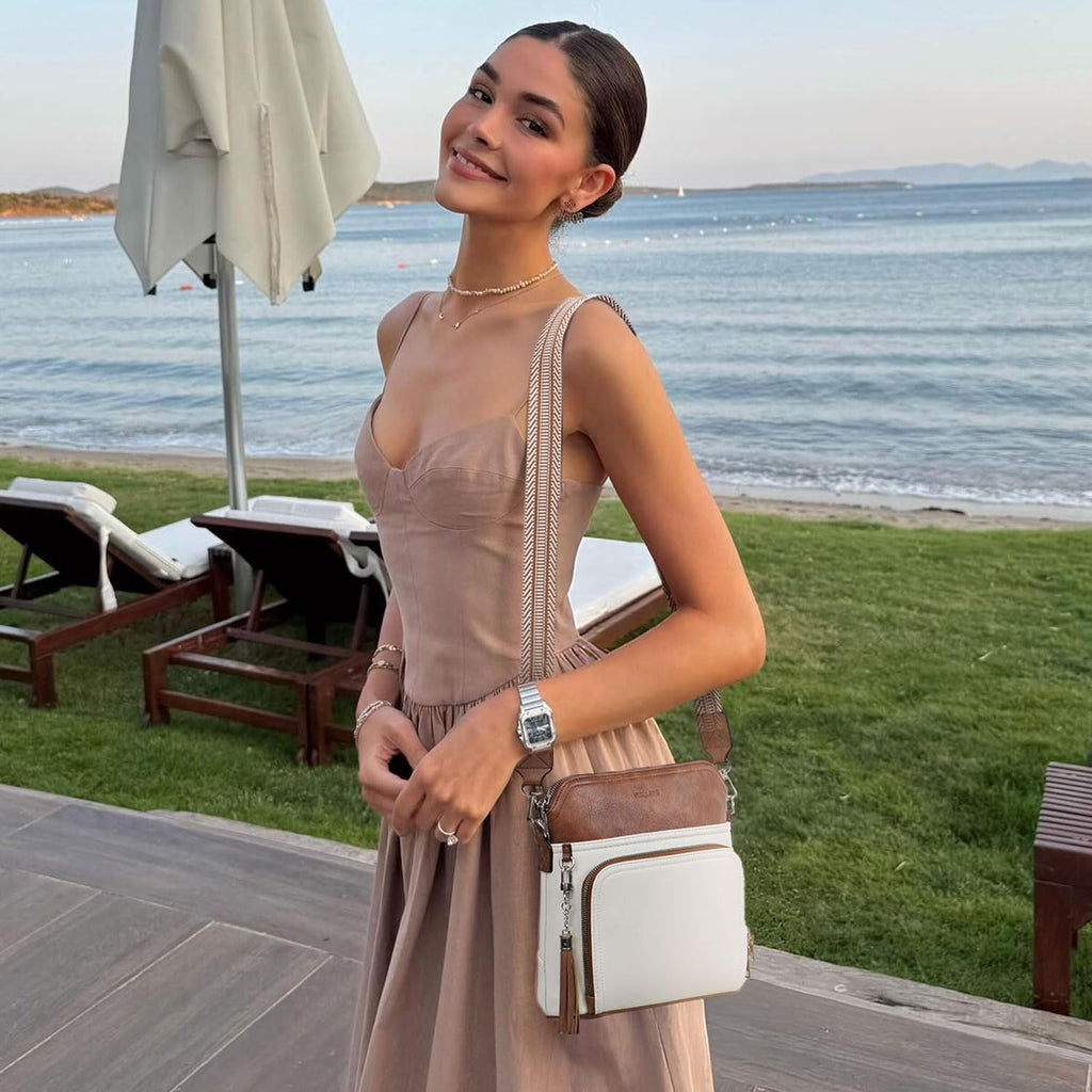 Tassel Charm Crossbody Bag for Women -  by Handbags Specialist Headquarter | Available at Handbags Specialist Headquarter