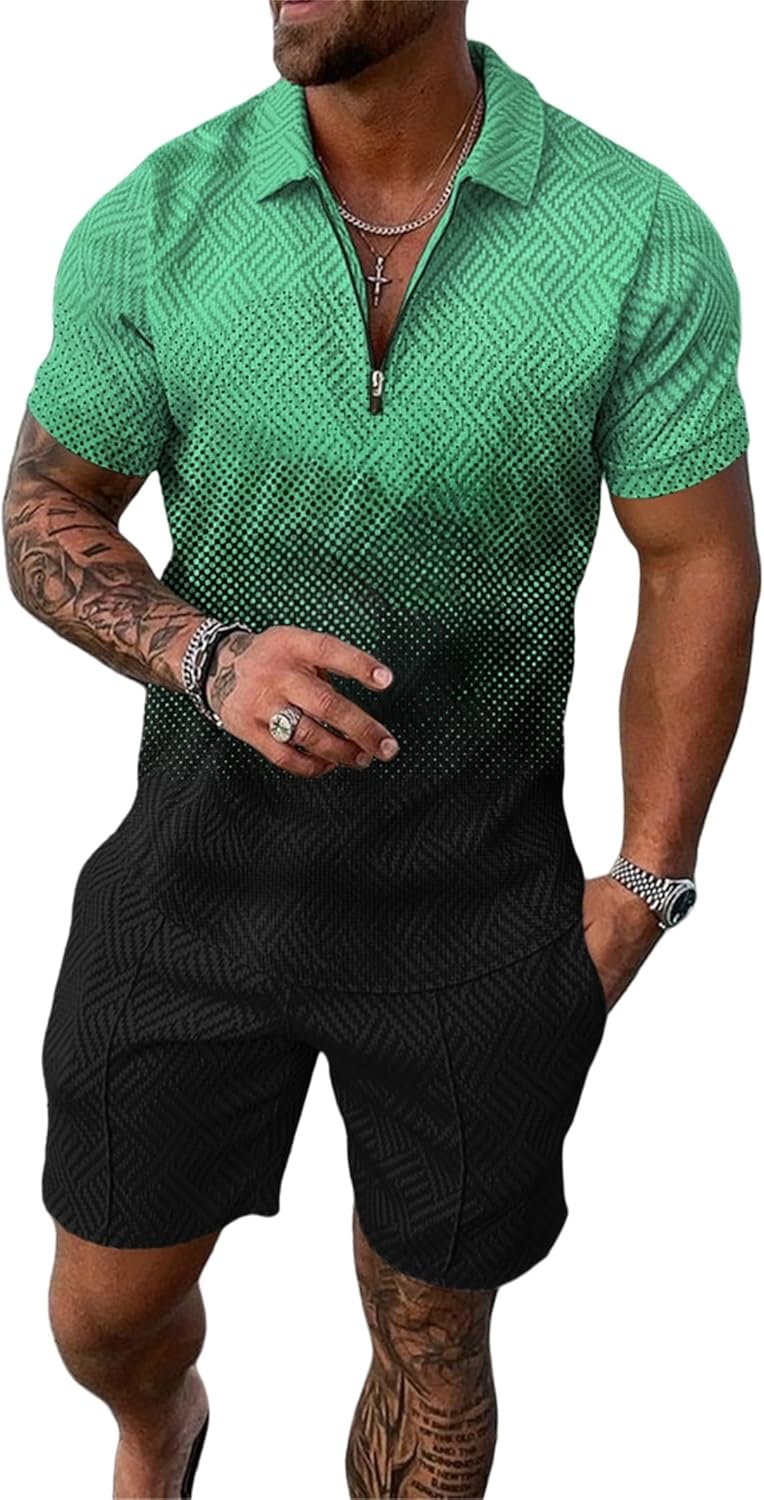 Men's Summer Tracksuit 2-Piece Set