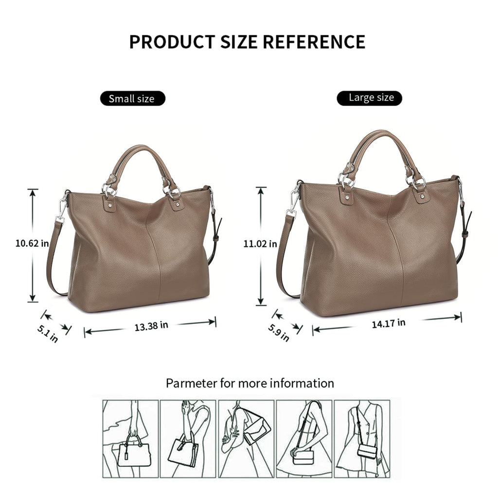 Kattee Women's Leather Tote Bag