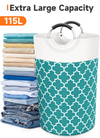 Collapsible Hamper Bag - Grey - Laundry Baskets by Handbags Specialist Headquarter | Available at Handbags Specialist Headquarter