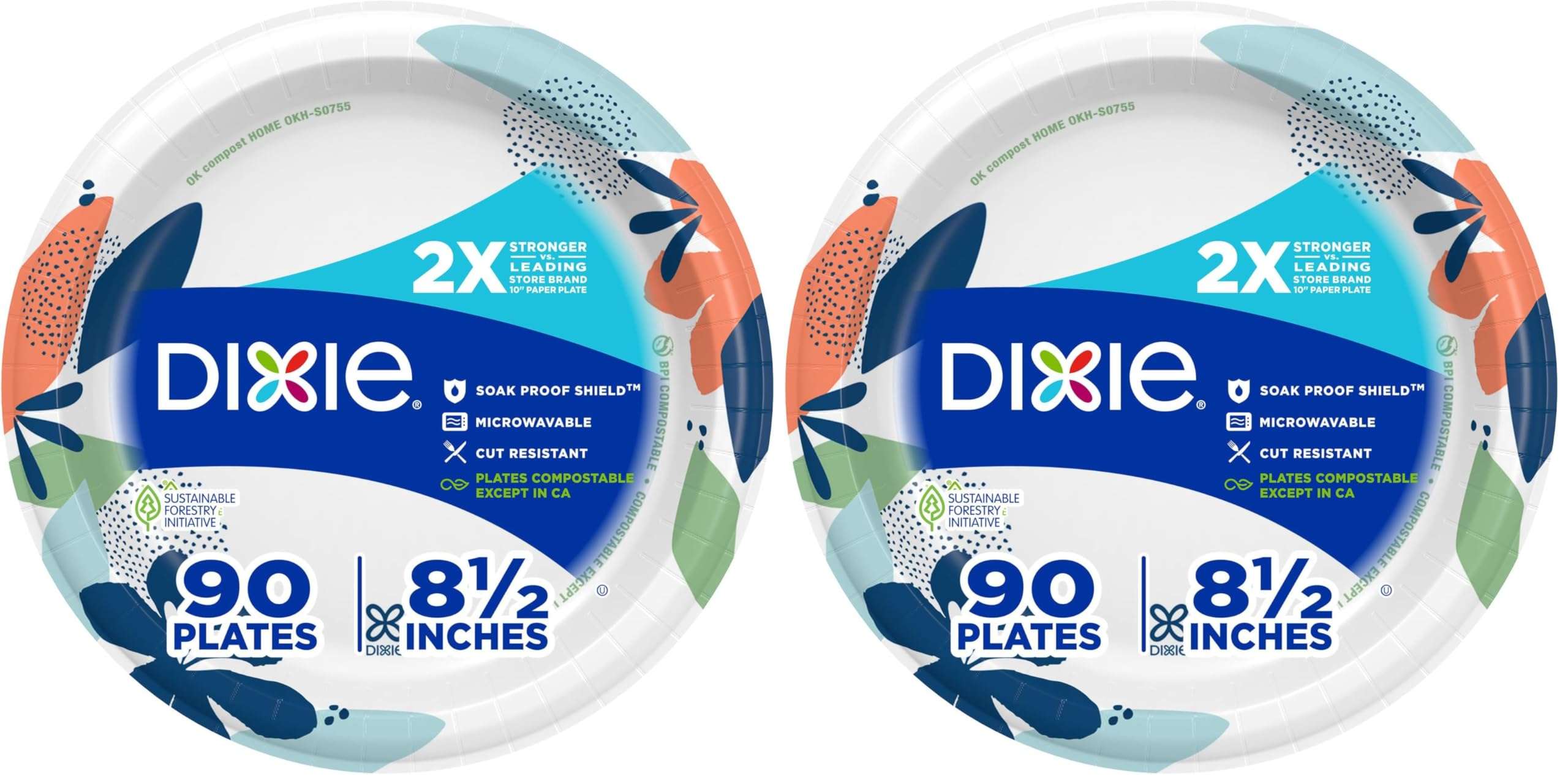 Durable Dixie 8.5 Plates: Strong, Safe & Soak-Proof - Paper Plates by Handbags Specialist Headquarter | Available at Handbags Specialist Headquarter