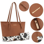 Montana Charm: Vegan Leather Tote & Shoulder Bag