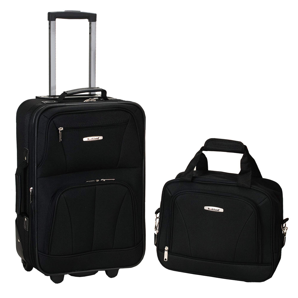 Rockland Expandable Dot Luggage Set - 2 Piece -  by Handbags Specialist Headquarter | Available at Handbags Specialist Headquarter