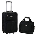 Rockland Expandable Dot Luggage Set - 2 Piece -  by Handbags Specialist Headquarter | Available at Handbags Specialist Headquarter