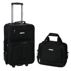 Rockland Expandable Dot Luggage Set - 2 Piece -  by Handbags Specialist Headquarter | Available at Handbags Specialist Headquarter