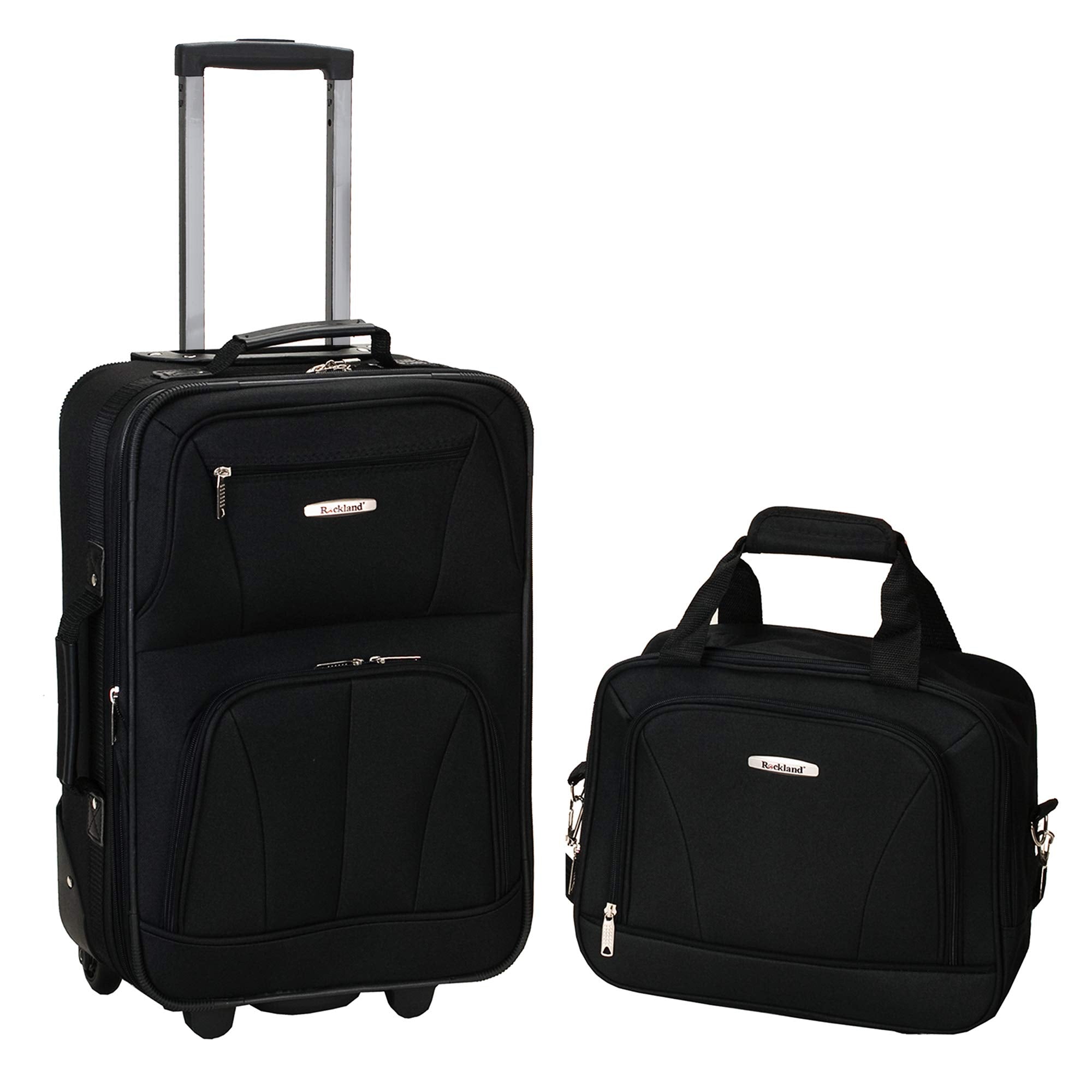 Rockland Expandable Dot Luggage Set - 2 Piece -  by Handbags Specialist Headquarter | Available at Handbags Specialist Headquarter