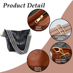 ChicHobo Vegan Leather Crossbody Bag with Strap -  by Handbags Specialist Headquarter | Available at Handbags Specialist Headquarter