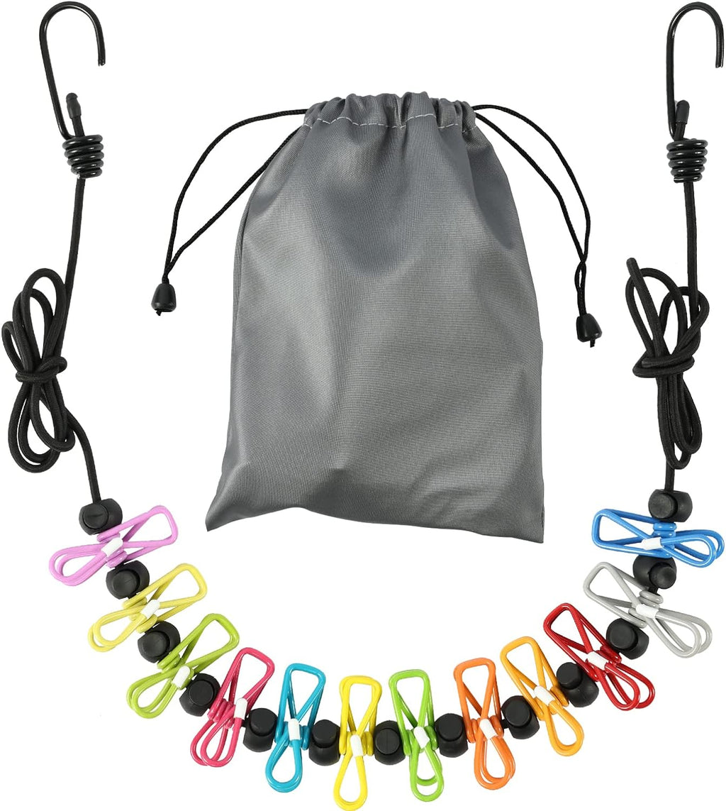 TravelLine 12Clip Clothesline -  by Handbags Specialist Headquarter | Available at Handbags Specialist Headquarter