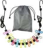 TravelLine 12Clip Clothesline -  by Handbags Specialist Headquarter | Available at Handbags Specialist Headquarter