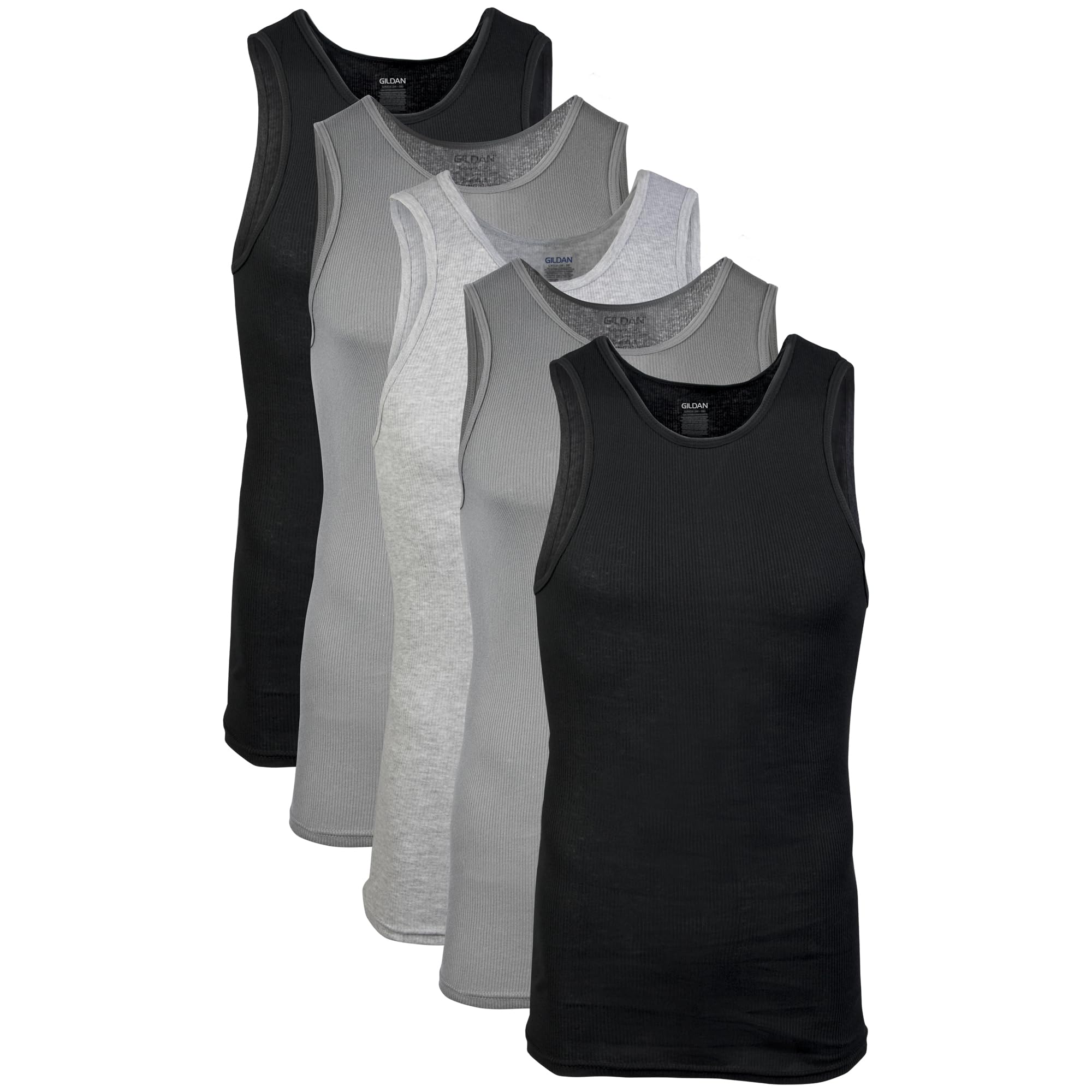 Gildan Men's Essential Tanks 3-Pack