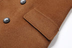 Men's Premium Wool Blend Double Breasted Coat