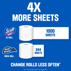 Scott 1000 Toilet Paper, 32 Rolls, Septic-Safe, 1-Ply Toilet Tissue - Toilet Paper by Handbags Specialist Headquarter | Available at Handbags Specialist Headquarter