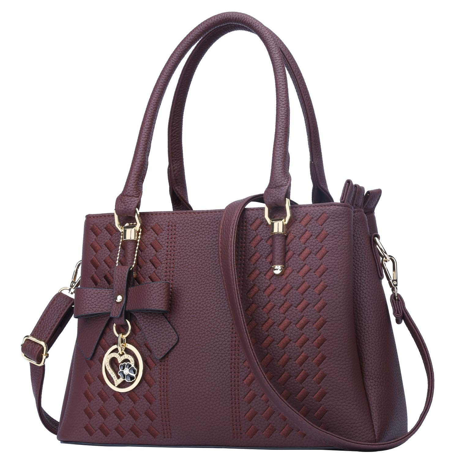 Luxe Leather Satchel & Crossbody Bags -  by Handbags Specialist Headquarter | Available at Handbags Specialist Headquarter
