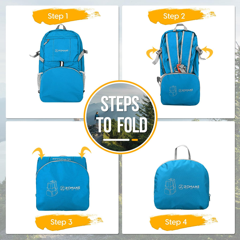 ZOMAKE 35L Compact Waterproof Hiking Backpack - Backpack Bags by Handbags Specialist Headquarter | Available at Handbags Specialist Headquarter