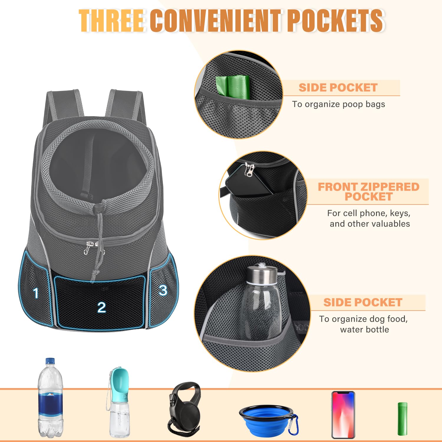 PawVentura: Adjustable Pet Carrier Backpack -  by Handbags Specialist Headquarter | Available at Handbags Specialist Headquarter