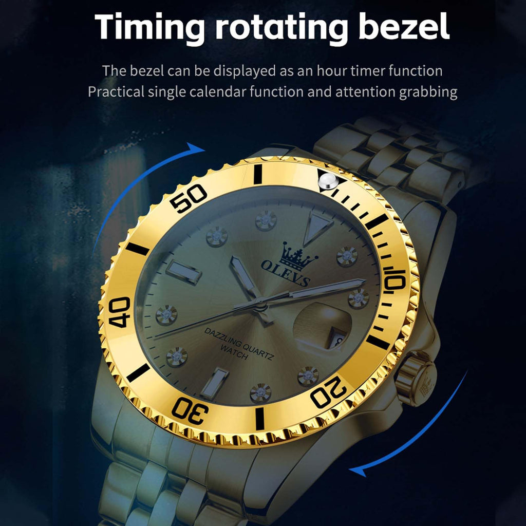 SteelGlow: OLEVS Quartz Men's Luminous Watch