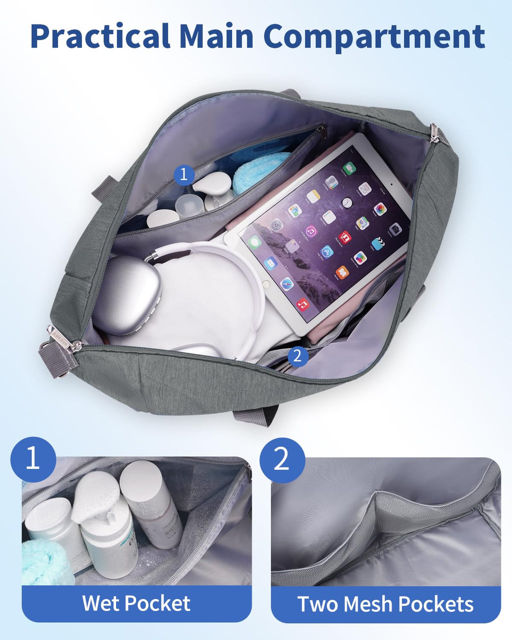 Narwey Air Duffle 22x14x9 - Luggage Travel Bags by Handbags Specialist Headquarter | Available at Handbags Specialist Headquarter