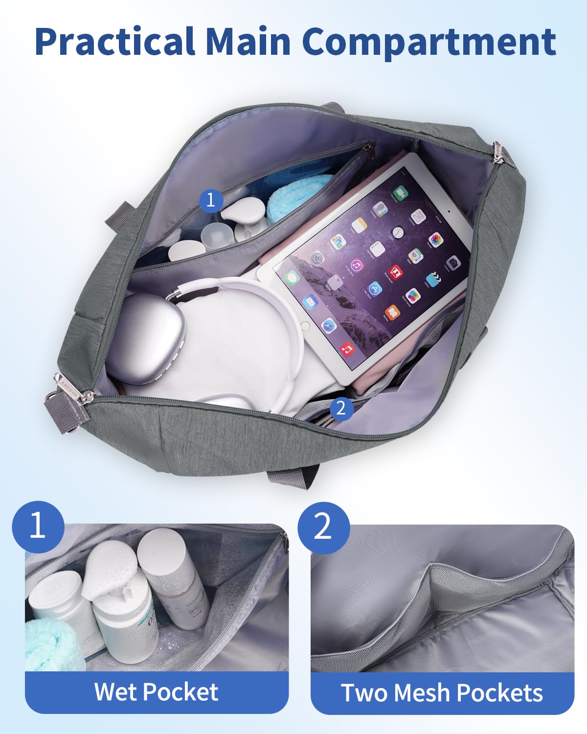 Narwey Air Duffle 22x14x9 - Luggage Travel Bags by Handbags Specialist Headquarter | Available at Handbags Specialist Headquarter