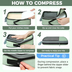 BAGAIL Expandable Travel Compression Cubes Set -  by Handbags Specialist Headquarter | Available at Handbags Specialist Headquarter