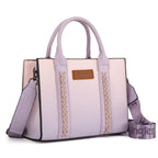 Western Chic Wrangler Tote: Vegan Leather, Versatile Strap