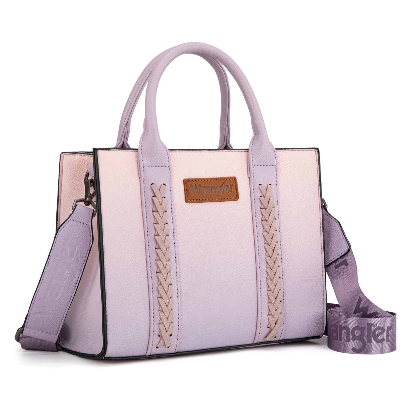 Western Chic Wrangler Tote: Vegan Leather, Versatile Strap