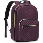 Chic Leather Laptop Backpack for Women - LoveVook - Backpack Bags by Handbags Specialist Headquarter | Available at Handbags Specialist Headquarter