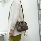 Hollow Bucket Tote Bag -  by Handbags Specialist Headquarter | Available at Handbags Specialist Headquarter